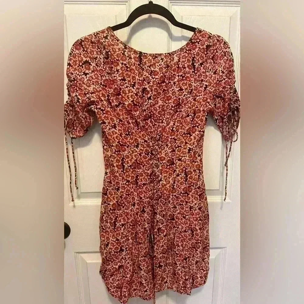 Free People floral fit and flare dress